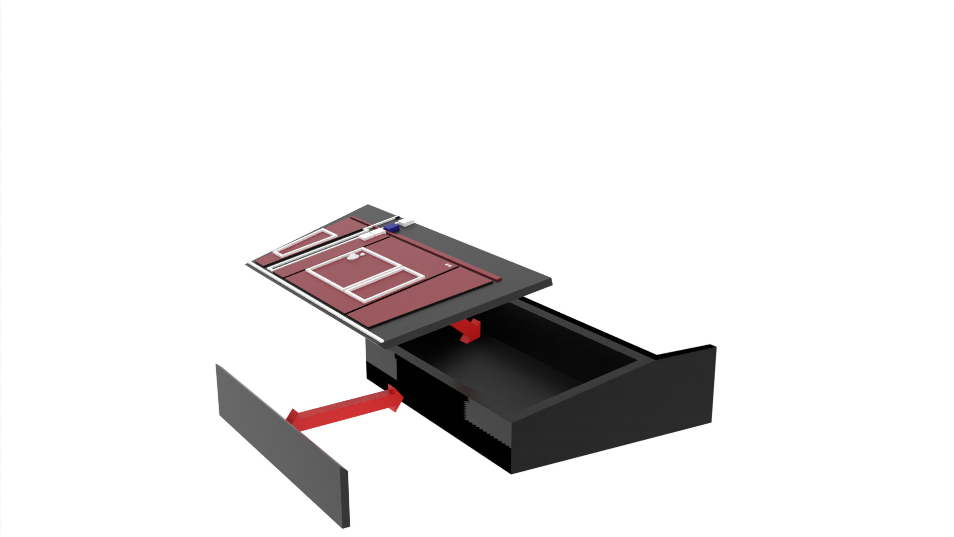 Set 3c - Control Panels Wall straight 1-12 scale Blackseries 3D print model_7