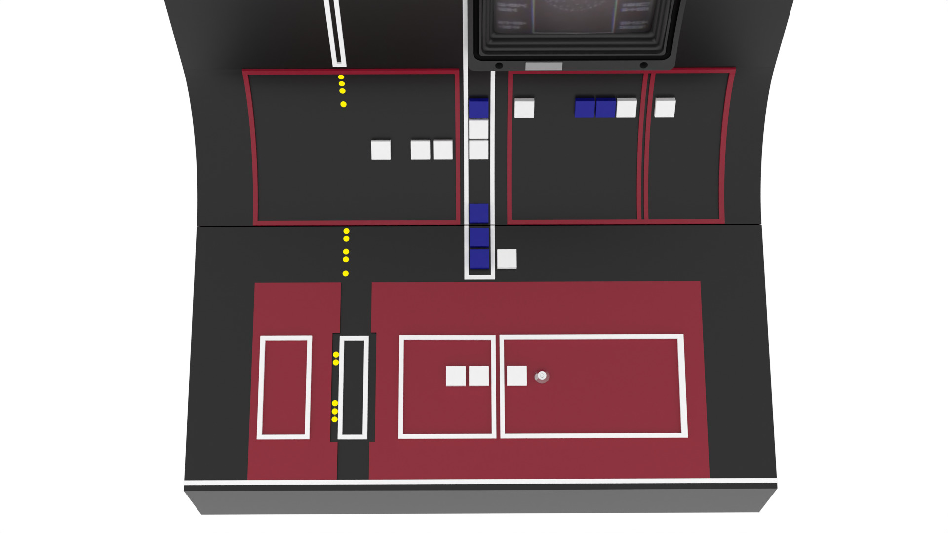 Set 3c - Control Panels Wall straight 1-12 scale Blackseries 3D print model_47
