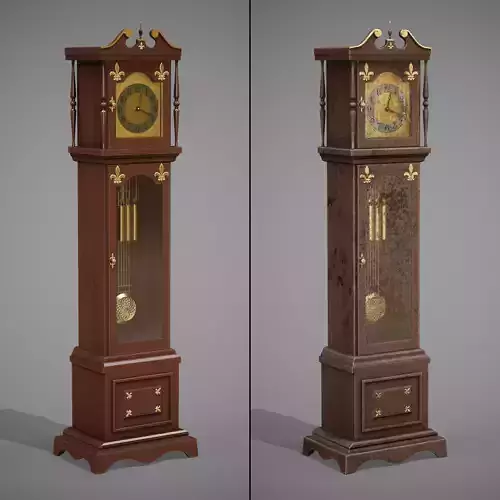 Grandfather Clock new and old versions