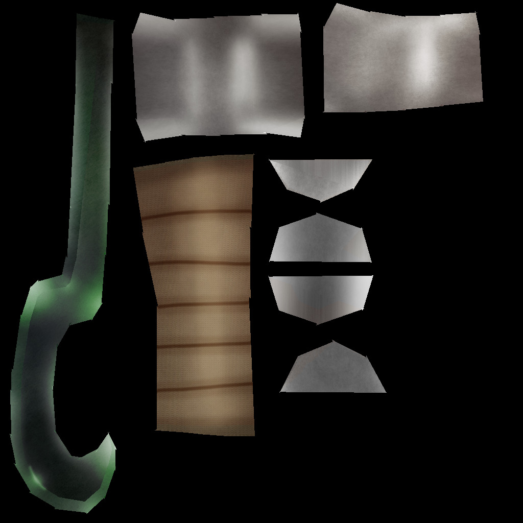 Hand Painted Swords Bundle 3D Model Collection_114