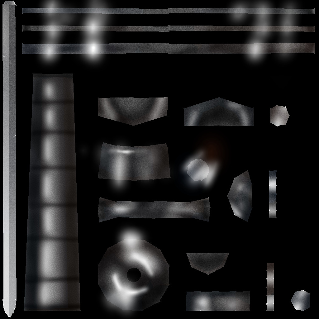 Hand Painted Swords Bundle 3D Model Collection_126