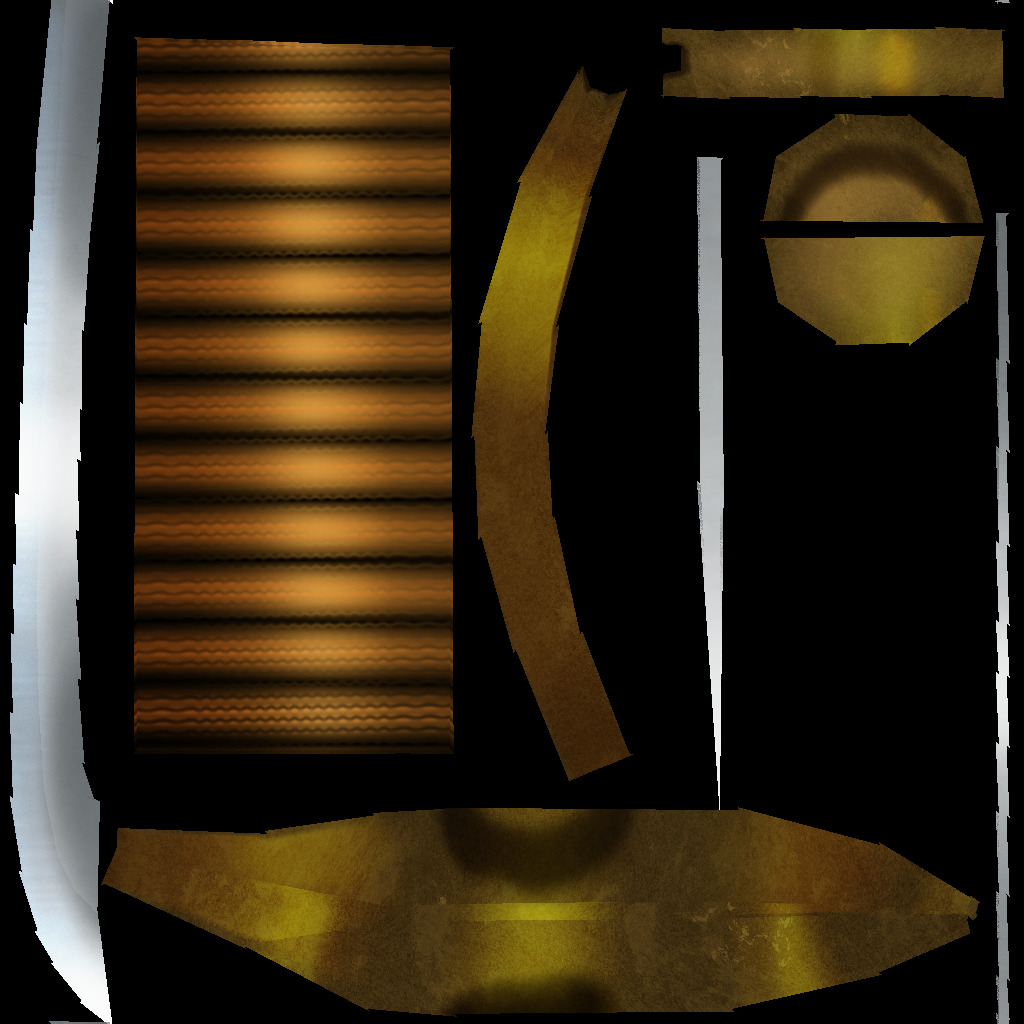 Hand Painted Swords Bundle 3D Model Collection_96