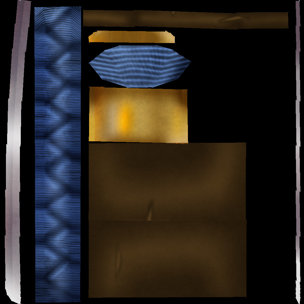 Hand Painted Swords Bundle 3D Model Collection_79