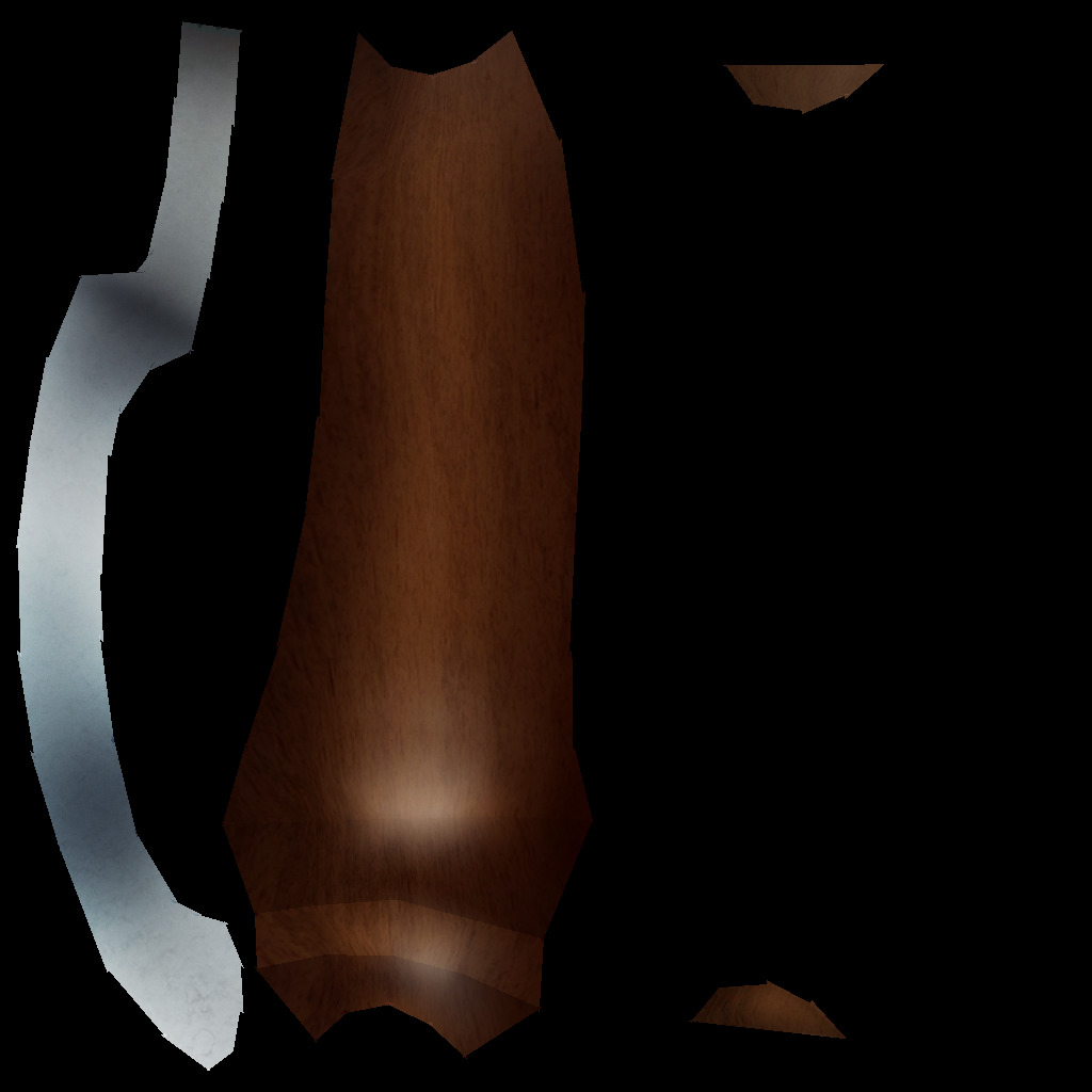 Hand Painted Swords Bundle 3D Model Collection_87