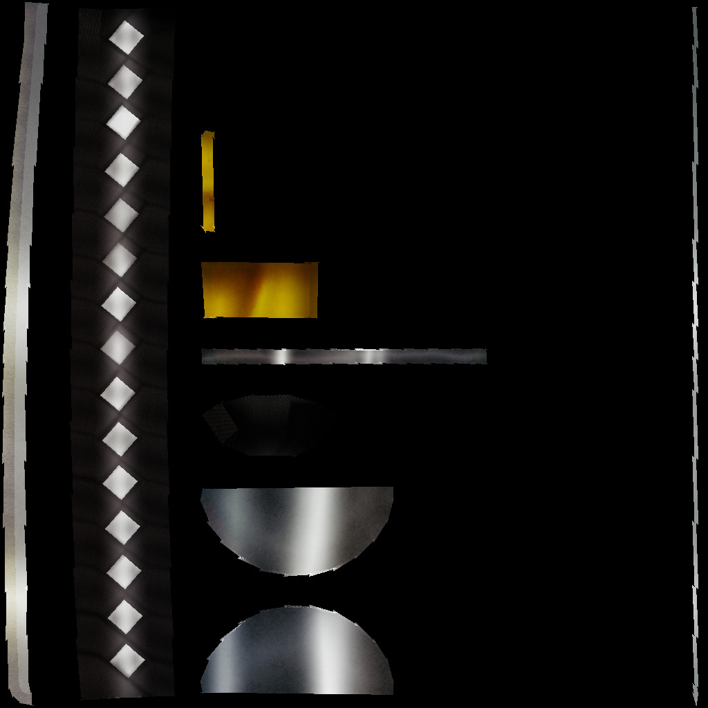 Hand Painted Swords Bundle 3D Model Collection_111