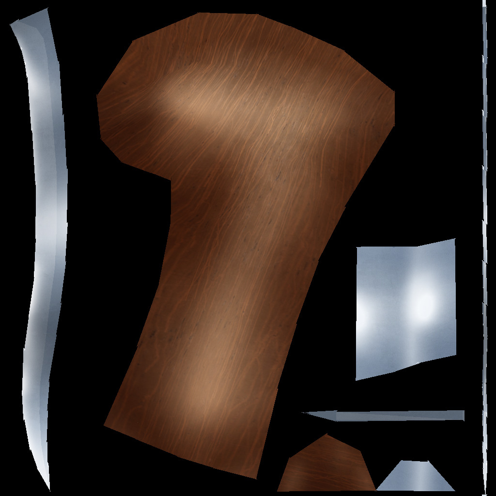 Hand Painted Swords Bundle 3D Model Collection_82