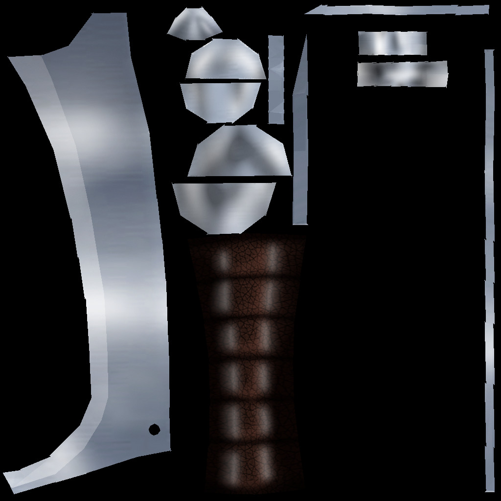 Hand Painted Swords Bundle 3D Model Collection_112