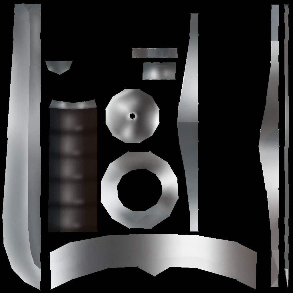 Hand Painted Swords Bundle 3D Model Collection_74