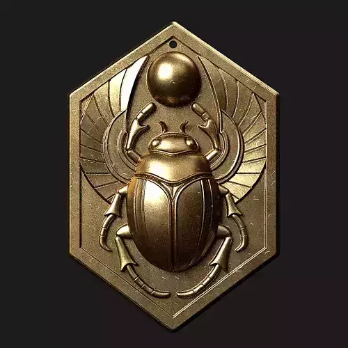 Scarab Pendant 3D print model