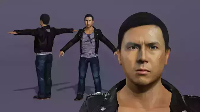 Realistic Male Similar to the Donnie-Yen look from Flash Point