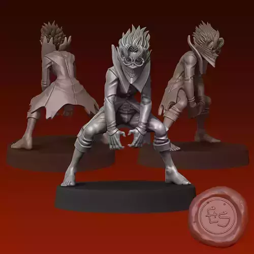 Okarun Turbo Granny Form - Dandadan - 32mm Miniature