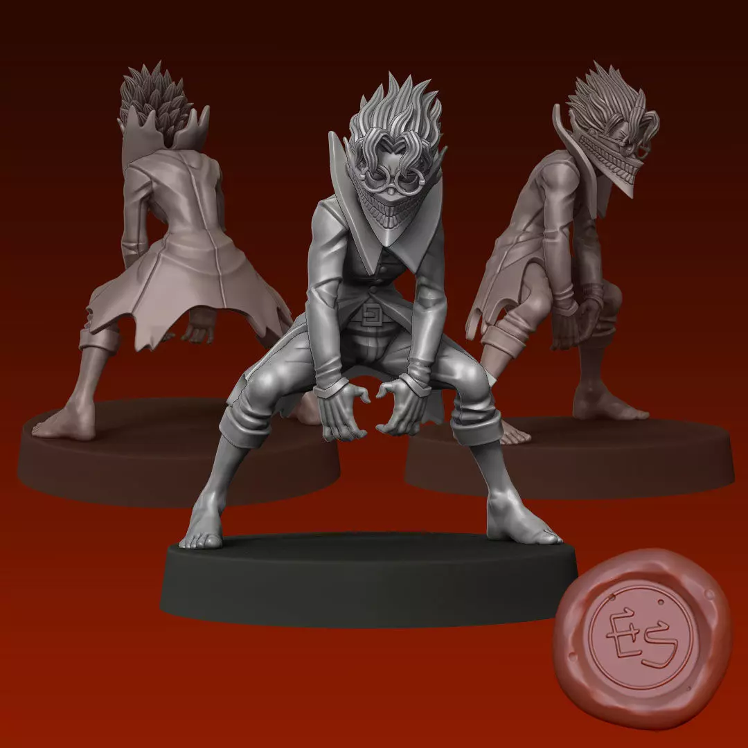 Okarun Turbo Granny Form - Dandadan - 32mm Miniature 3D print model