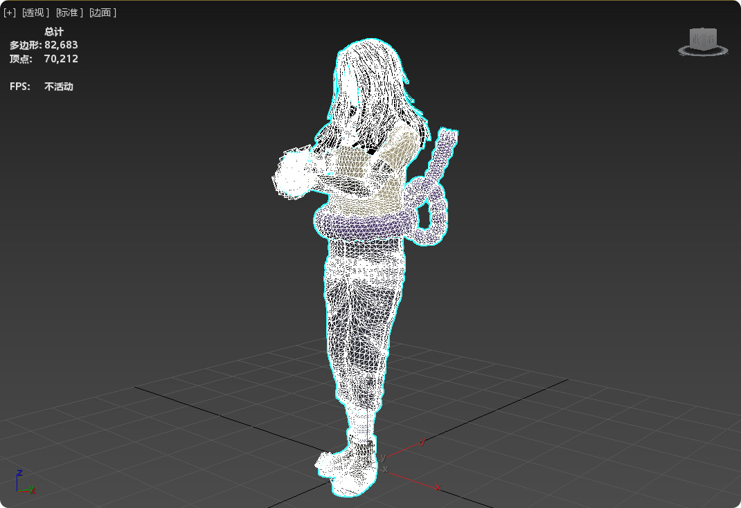 Realistic Mysterious Sorcerer Orochimaru from Naruto meta human 3D model_17