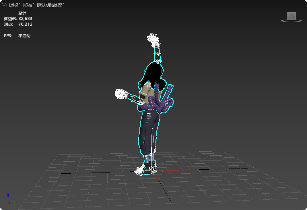 Realistic Mysterious Sorcerer Orochimaru from Naruto meta human 3D model_15