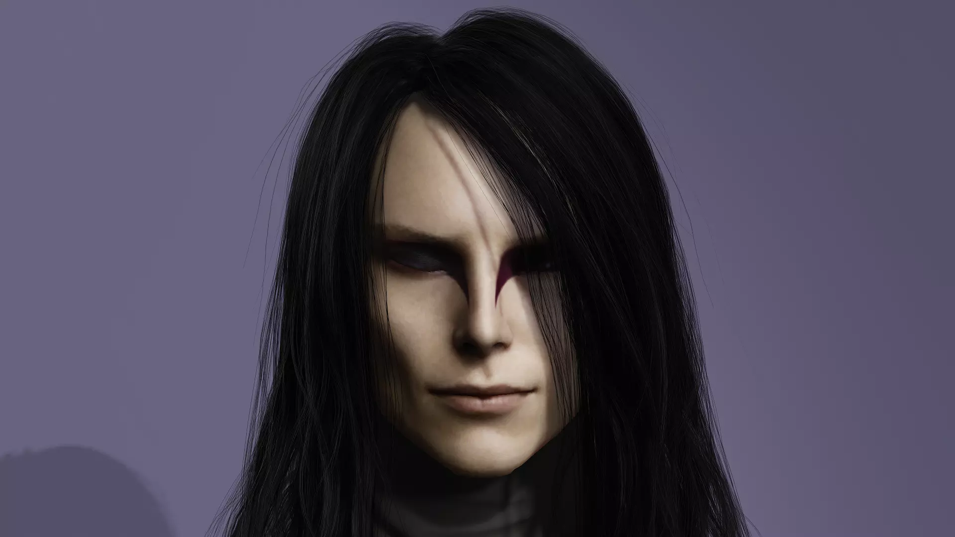 Realistic Mysterious Sorcerer Orochimaru from Naruto meta human 3D model_9