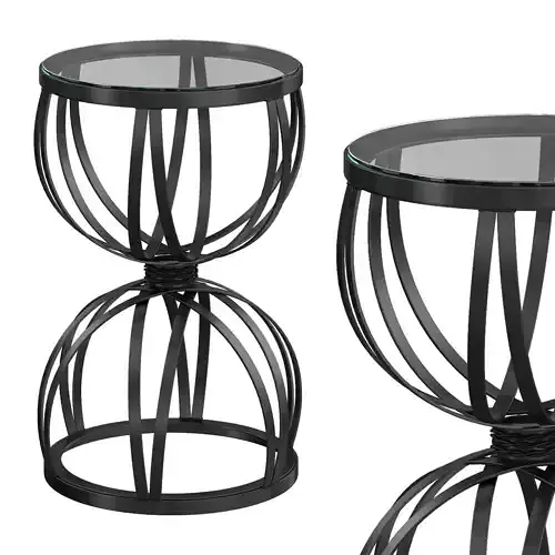 AMALFI HOURGLASS SIDE TABLE 33 3D model
