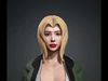 Sexy female character Tsunade from Naruto 3D model_1