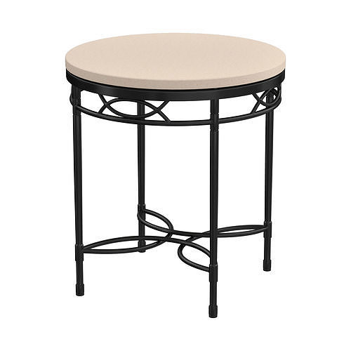 AMALFI STONE TOP SIDE TABLE 3D model