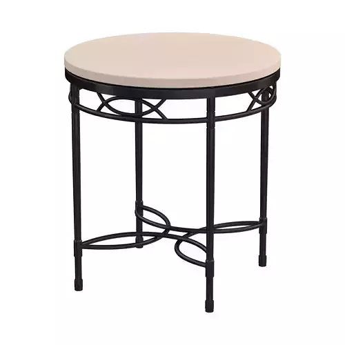 AMALFI STONE TOP SIDE TABLE