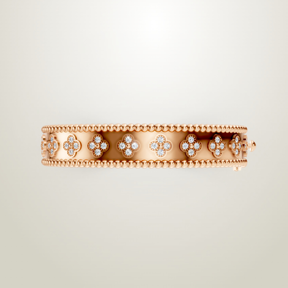 Van Cleef bracelet bangle 170mm 3D print model_4