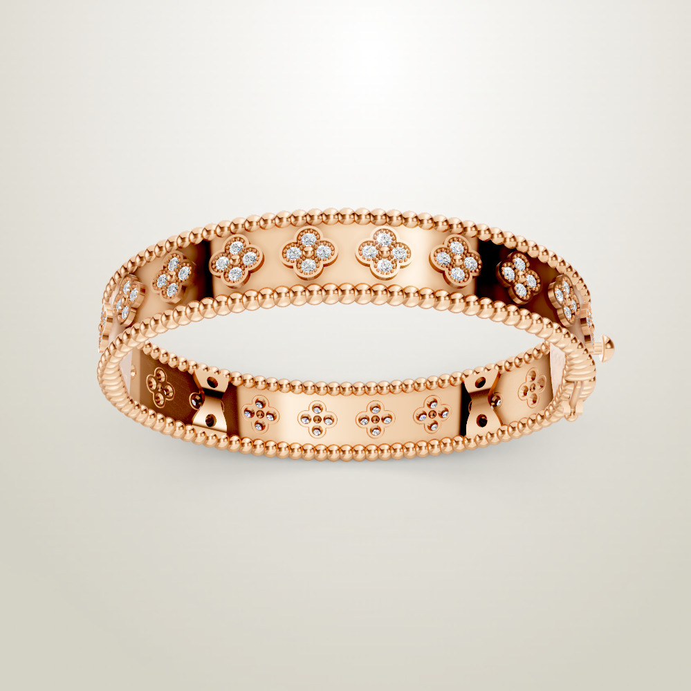 Van Cleef bracelet bangle 170mm 3D print model_2