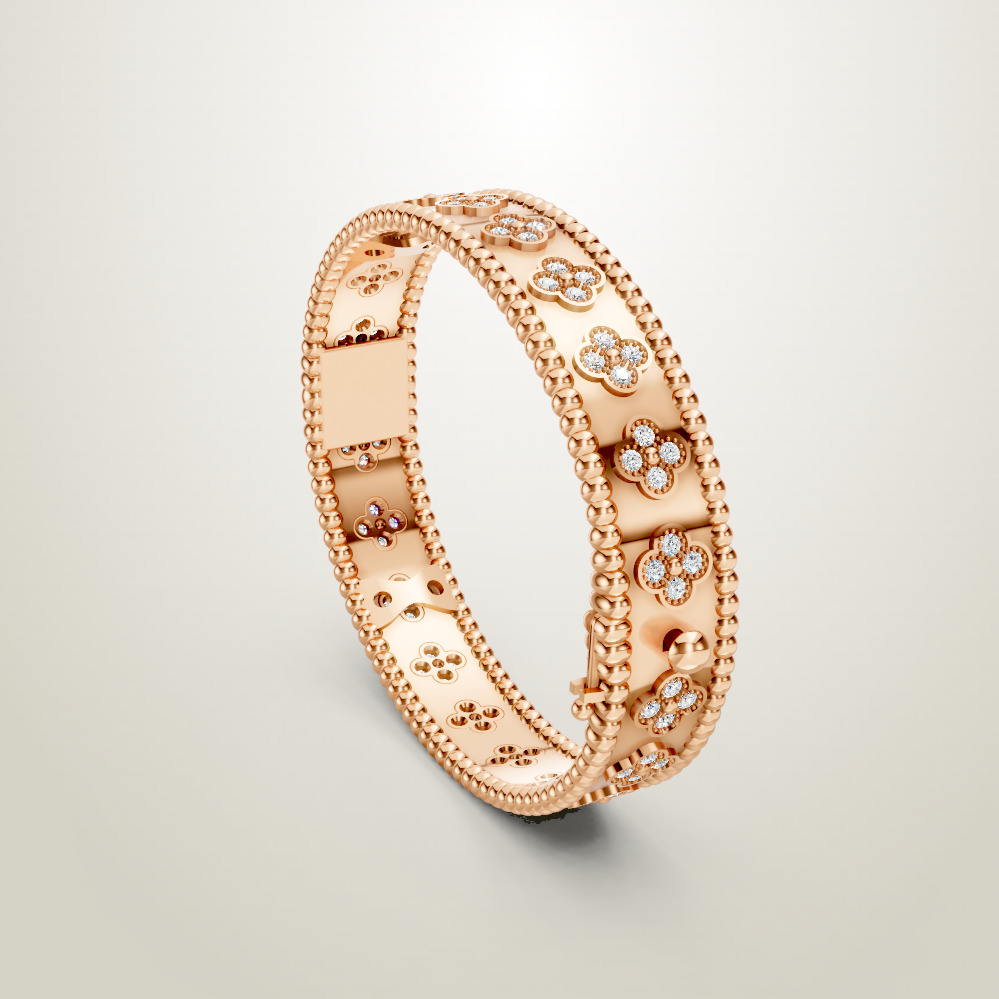 Van Cleef bracelet bangle 170mm 3D print model_1