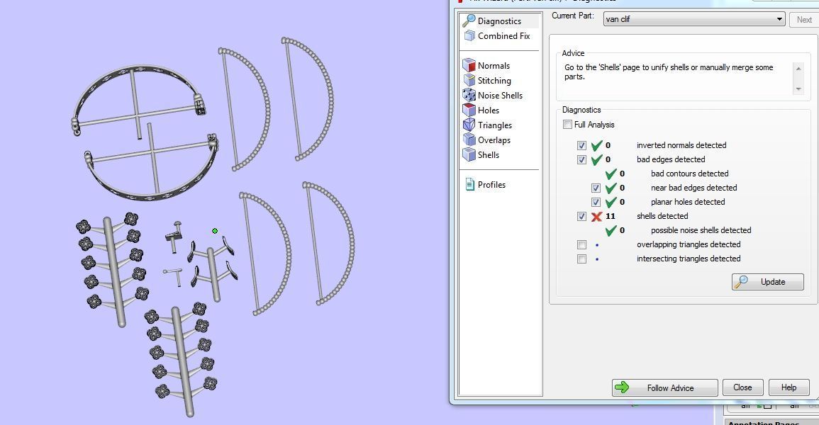 Van Cleef bracelet bangle 170mm 3D print model_7