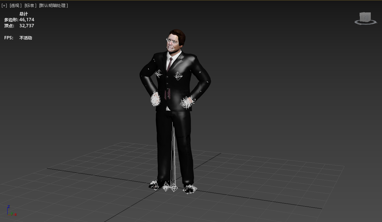 Business Character Similar to Elon Reeve Musk meta human 3D model_8