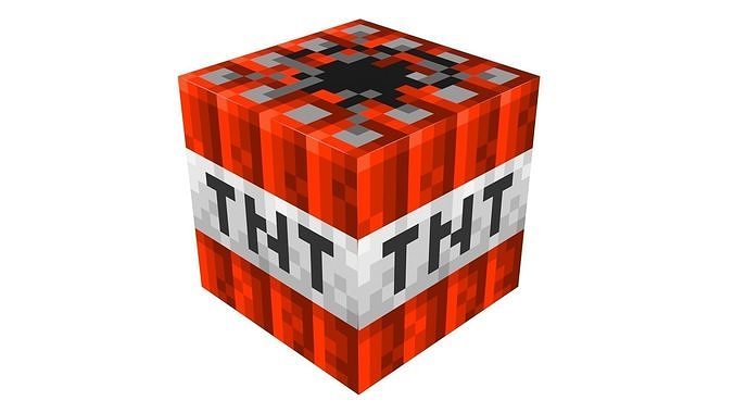Minecraft Giant TNT 3D model