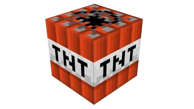 Minecraft Giant TNT 3D model
