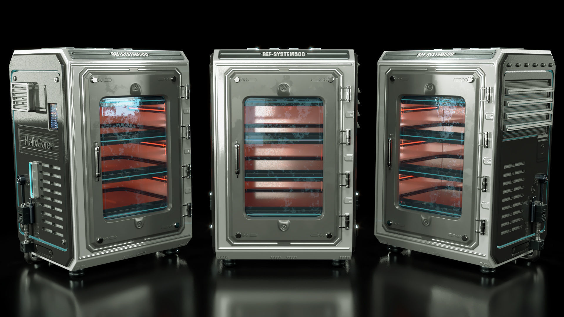 scifi medical equipment-modern laboratory  3D model_5