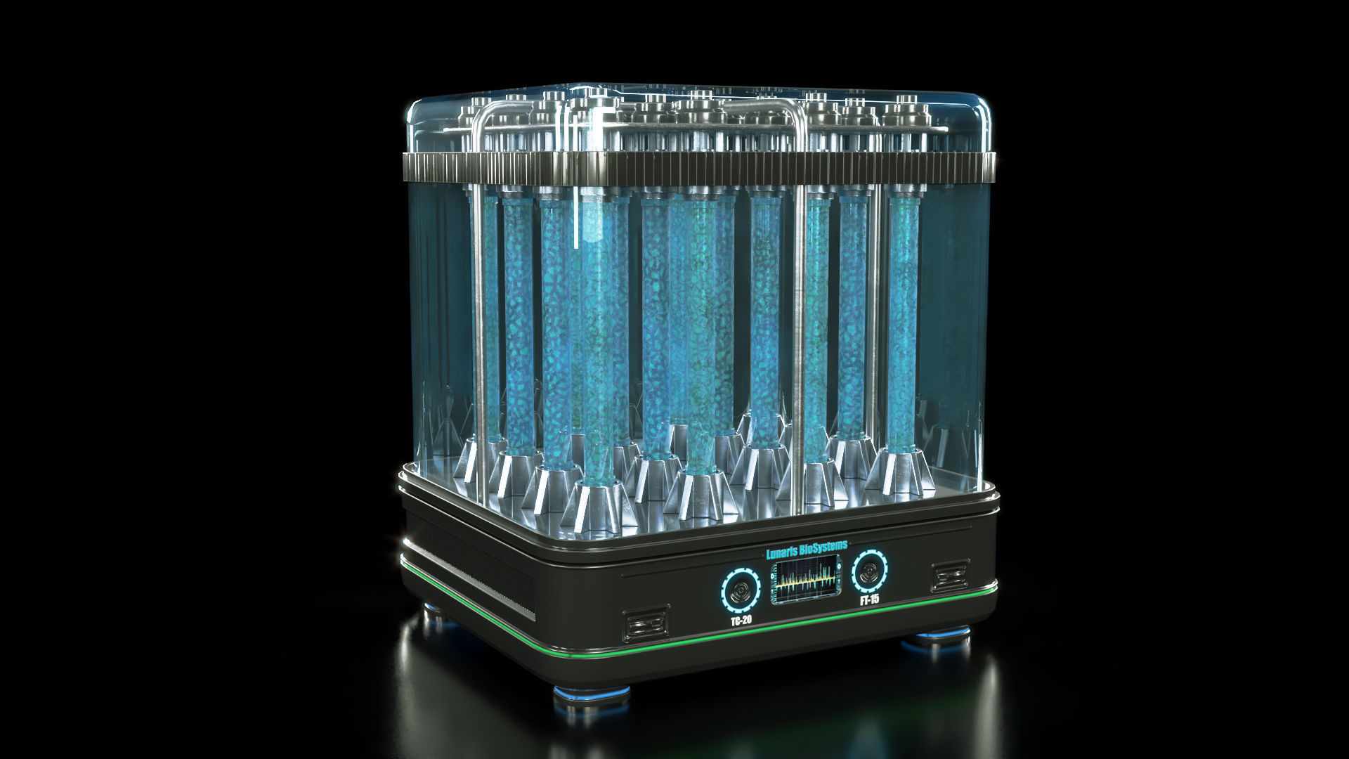 scifi medical equipment-modern laboratory  3D model_7