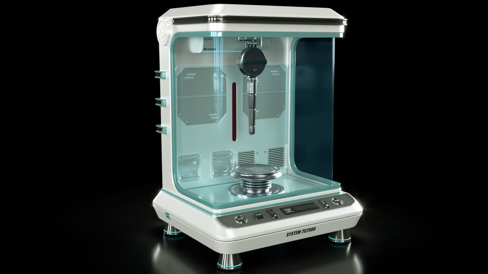 scifi medical equipment-modern laboratory  3D model_9