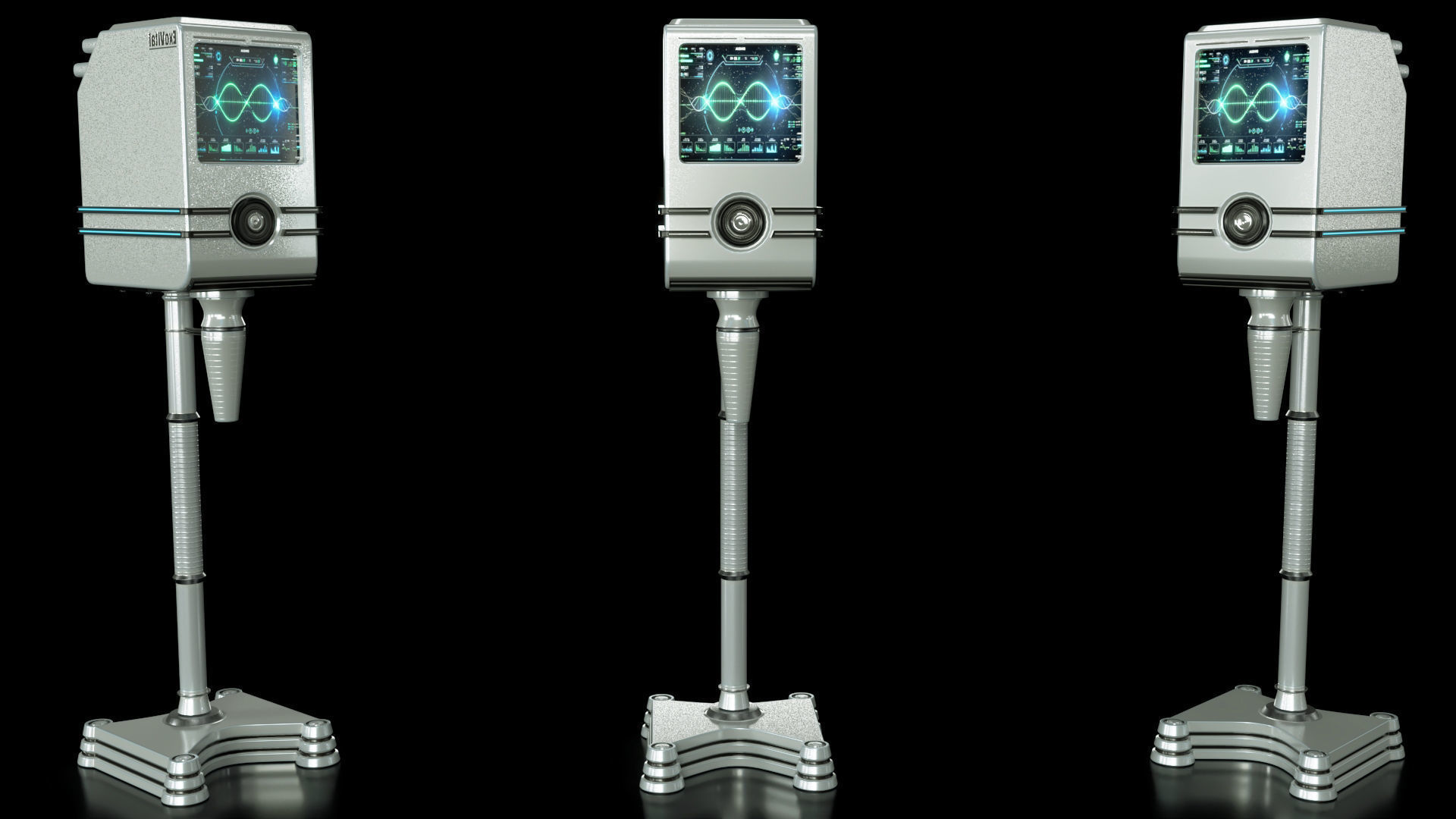 scifi medical equipment-modern laboratory  3D model_13