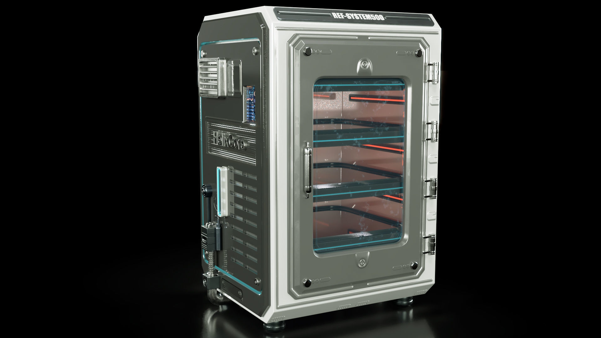 scifi medical equipment-modern laboratory  3D model_4