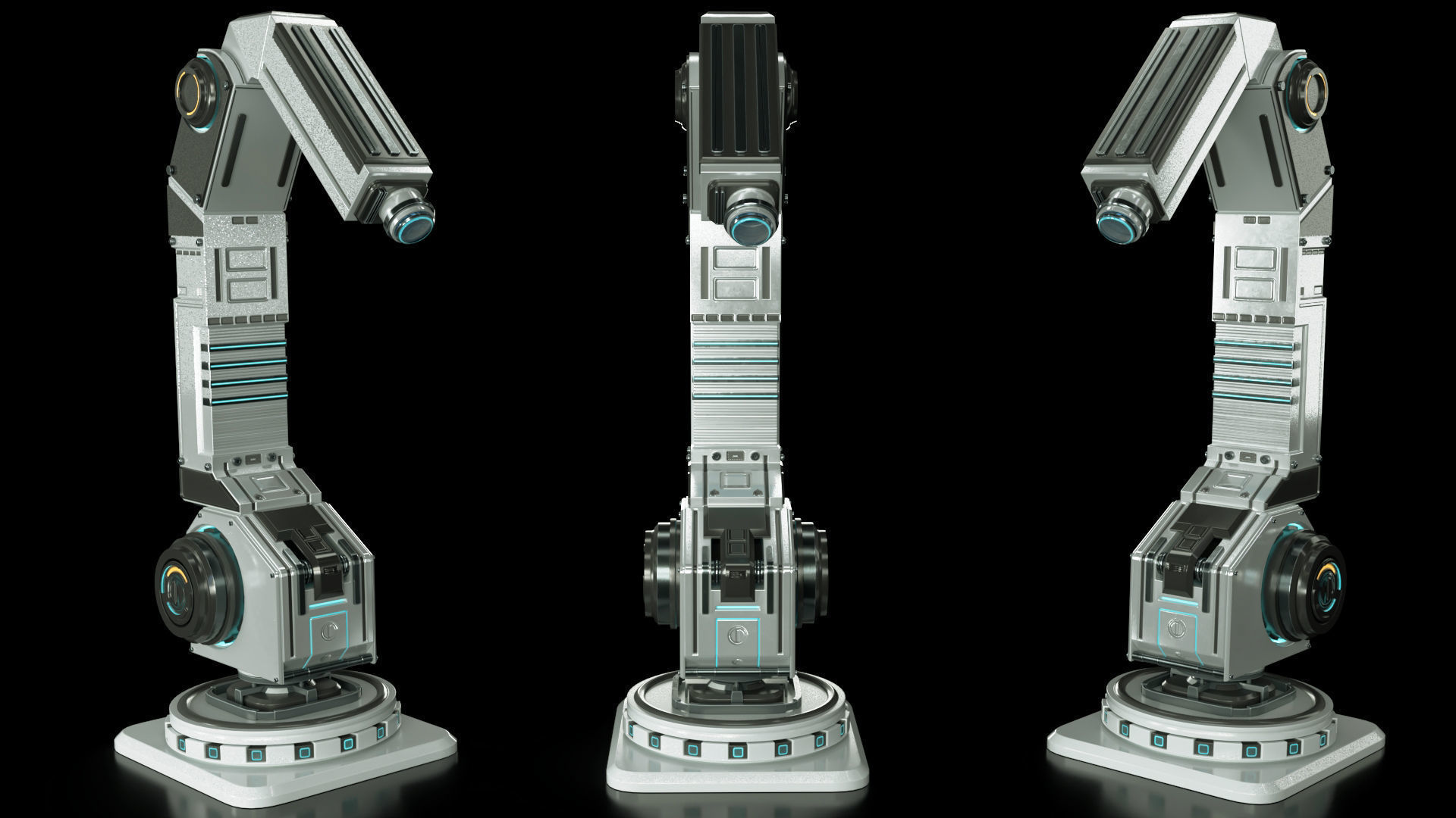 scifi medical equipment-modern laboratory  3D model_12