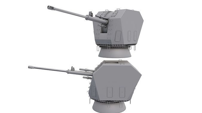 TAKOM 2189 Naval Gun 3D model