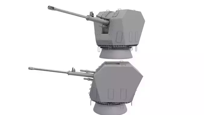 TAKOM 2189 Naval Gun 3D model