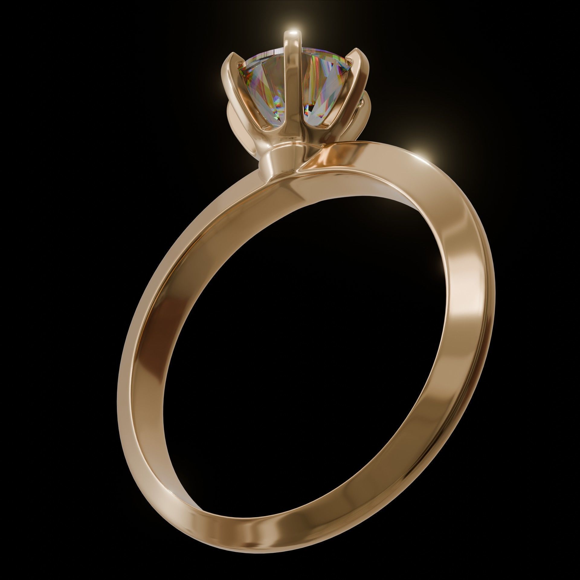 Ring Model for visualization 3D model Low-poly 3D model_2