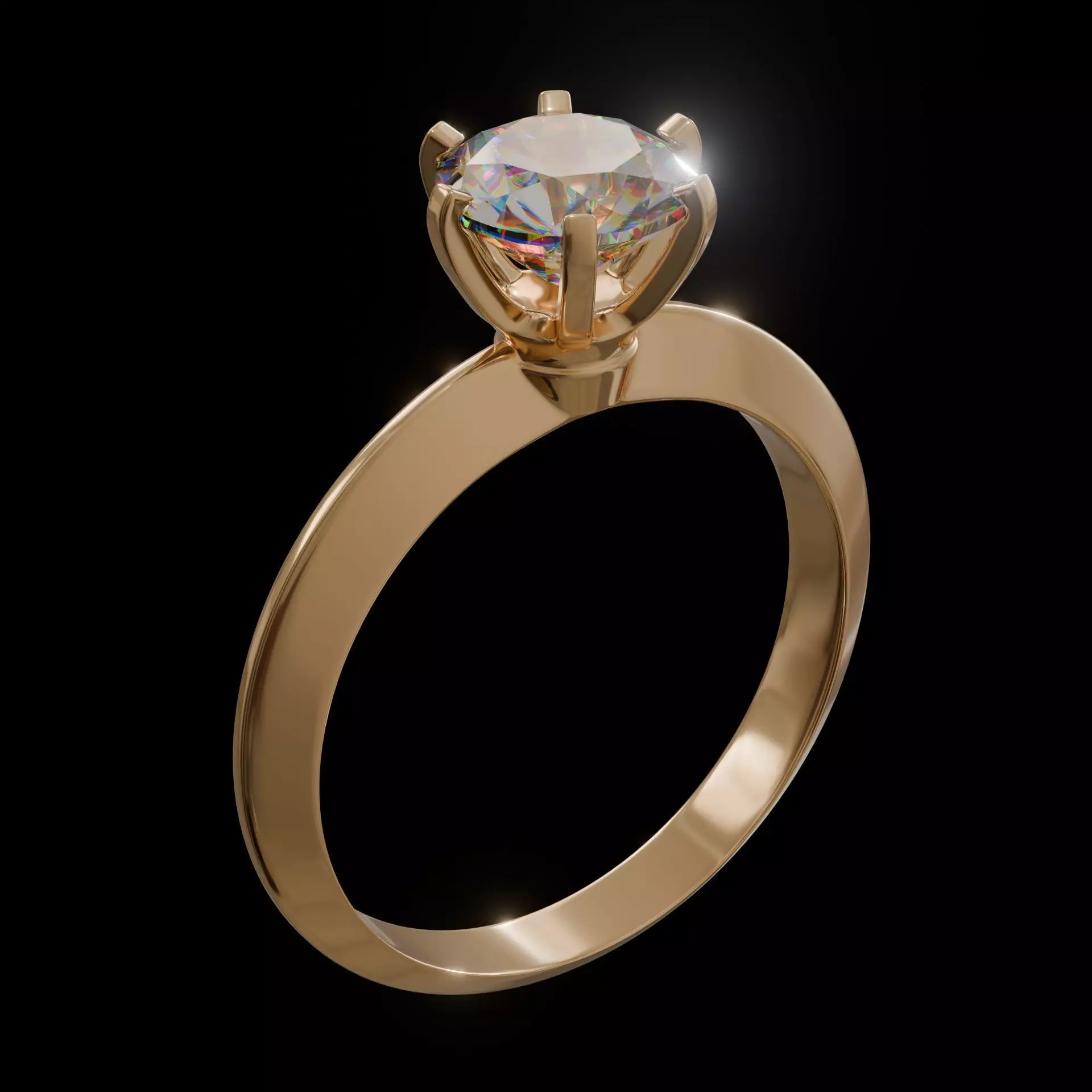 Ring Model for visualization 3D model Low-poly 3D model_0