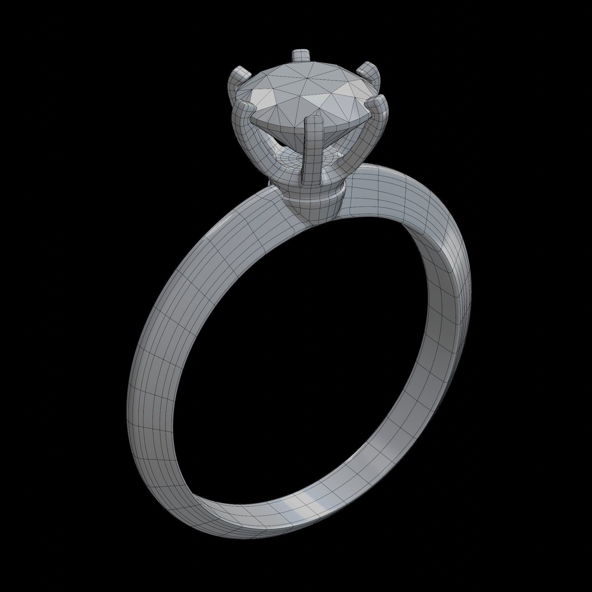 Ring Model for visualization 3D model Low-poly 3D model_8