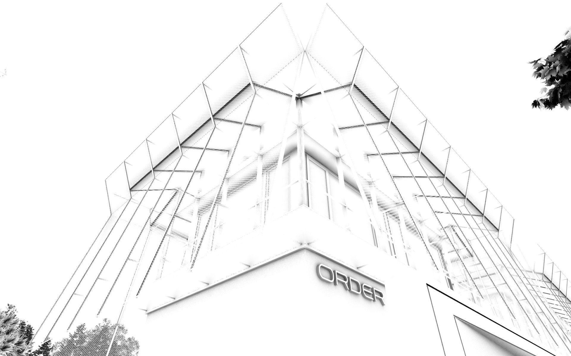 Tropical Coffee Shop with Urban Garden Design Interior Exterior 3D model_38