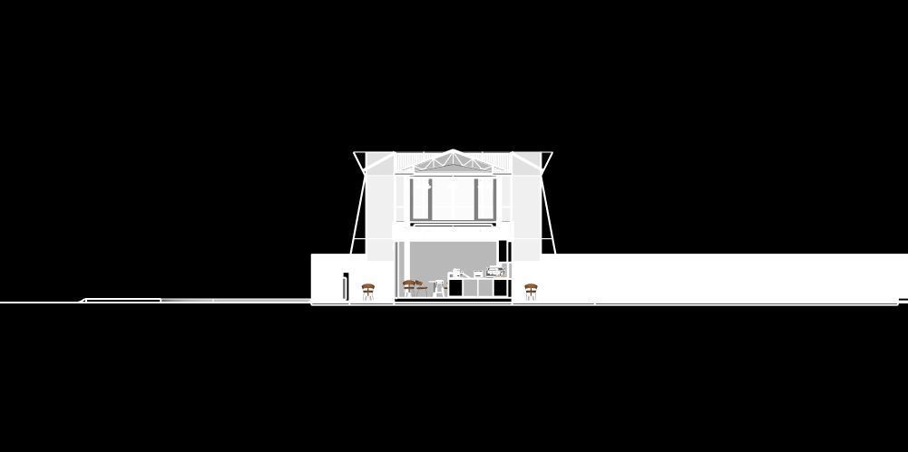 Tropical Coffee Shop with Urban Garden Design Interior Exterior 3D model_32