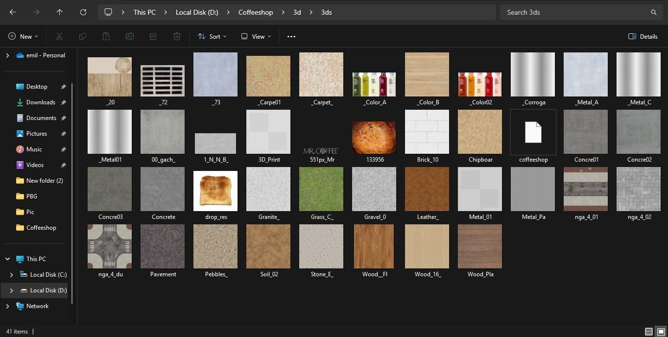 Tropical Coffee Shop with Urban Garden Design Interior Exterior 3D model_53