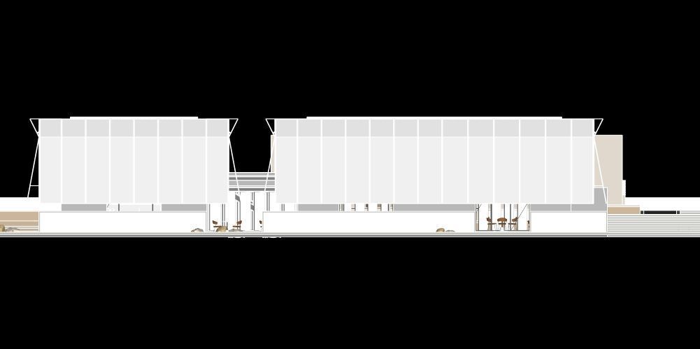 Tropical Coffee Shop with Urban Garden Design Interior Exterior 3D model_26