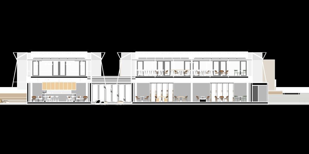 Tropical Coffee Shop with Urban Garden Design Interior Exterior 3D model_30