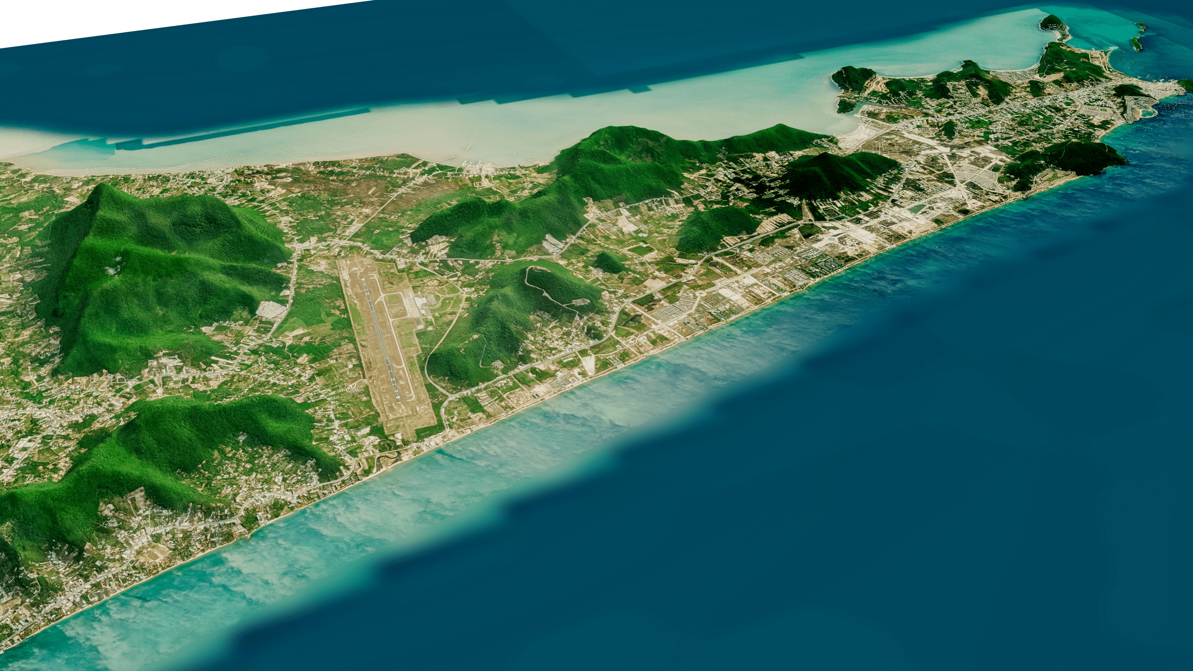 Phu Quoc island full 3D model terrain 3D model_11