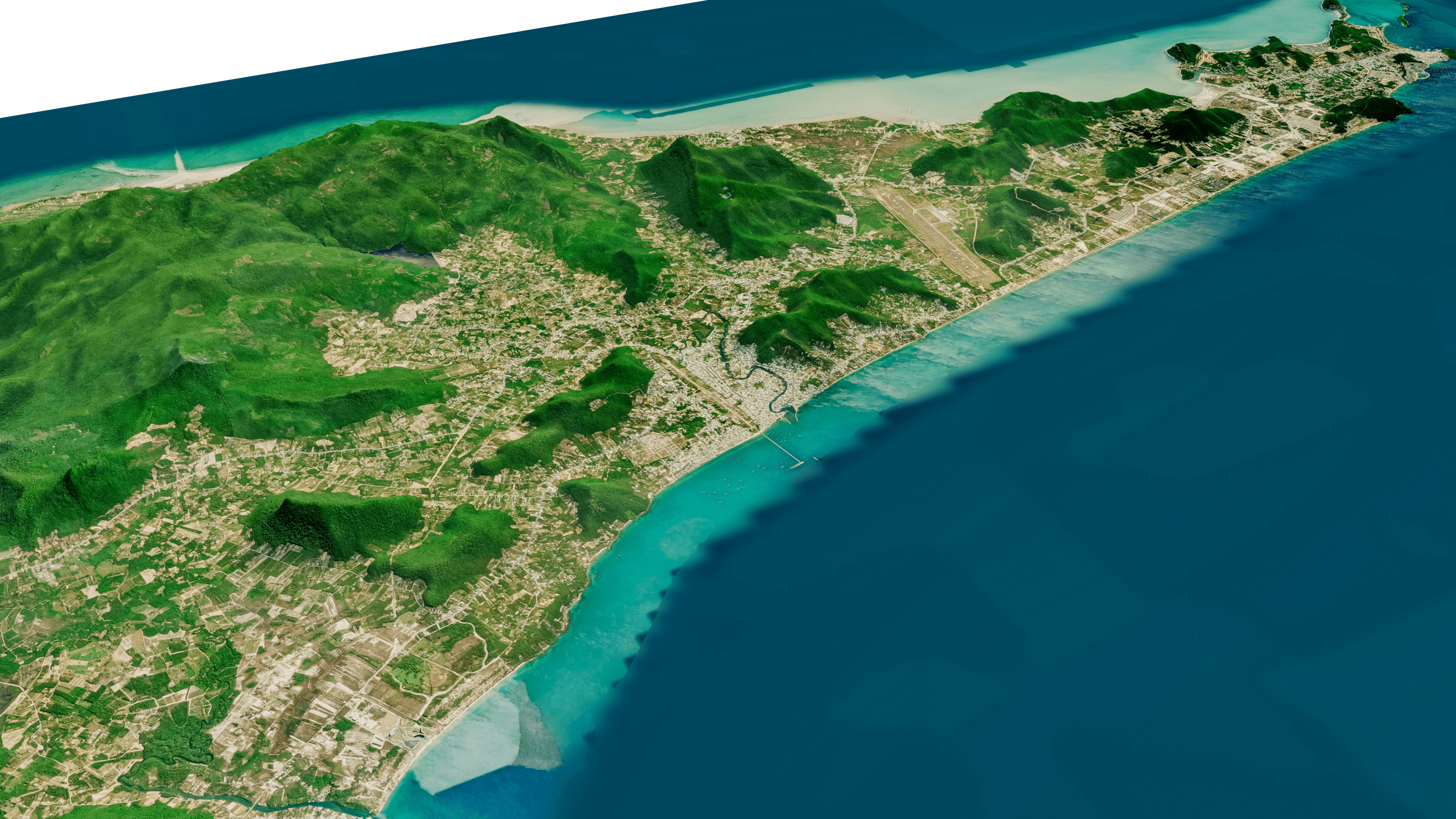 Phu Quoc island full 3D model terrain 3D model_12