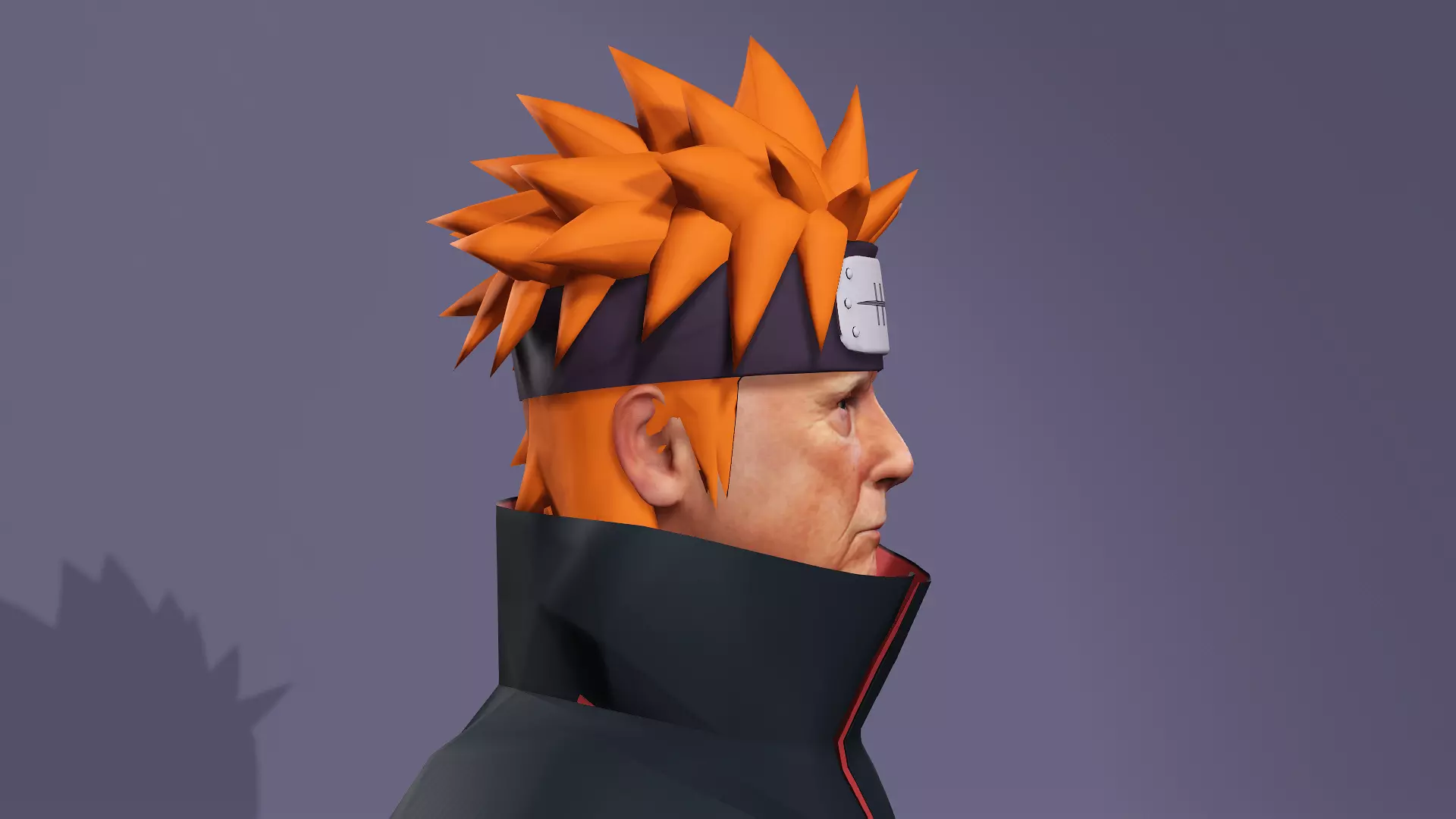 Realistic Villain President of America Donald Trump Naruto 3D model_17