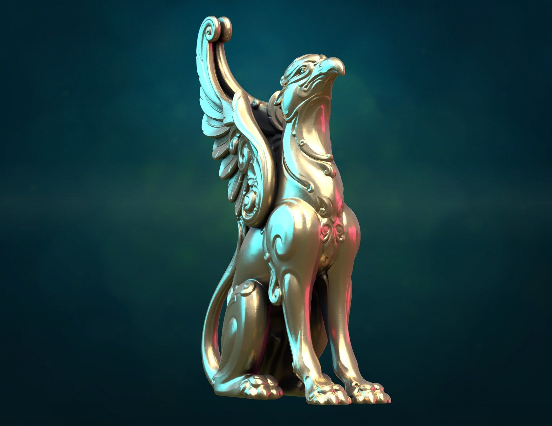 Griffin Gryfon IIa 3D print model_7